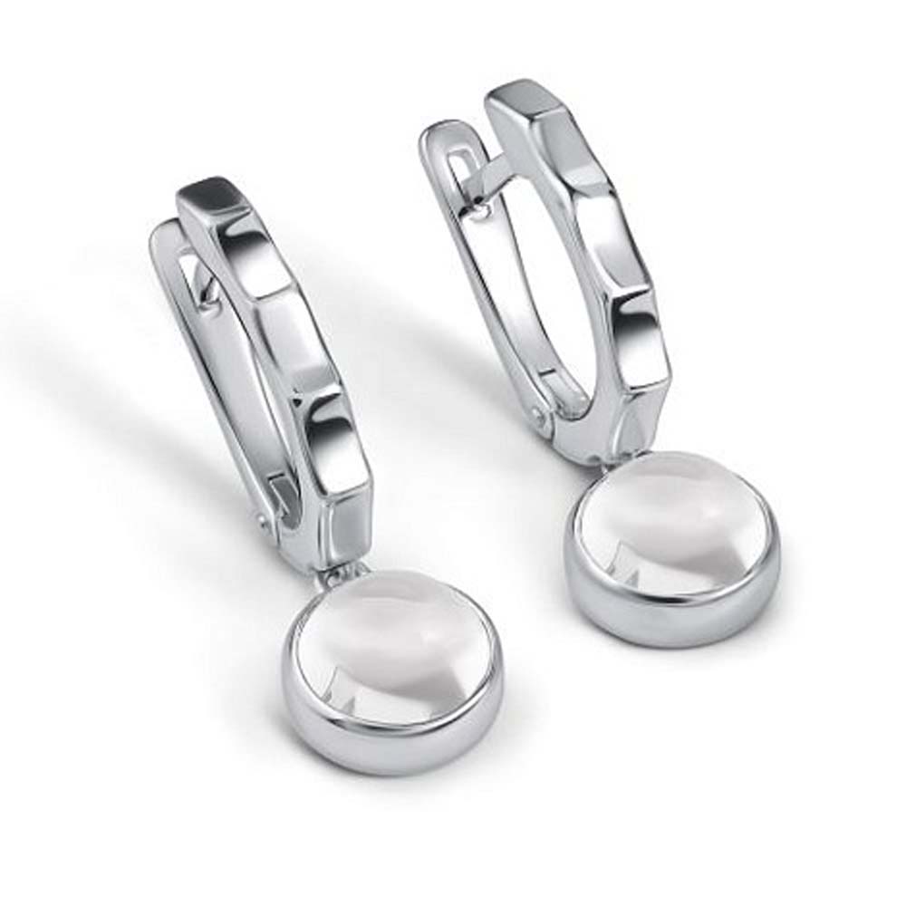 Серьги | Серебро 925 пробы | Горный хрусталь по цене 9300.00 руб.