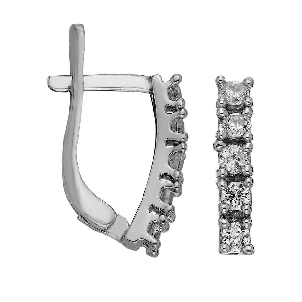 Серьги | Серебро 925 пробы | Циркон по цене 8320.00 руб.