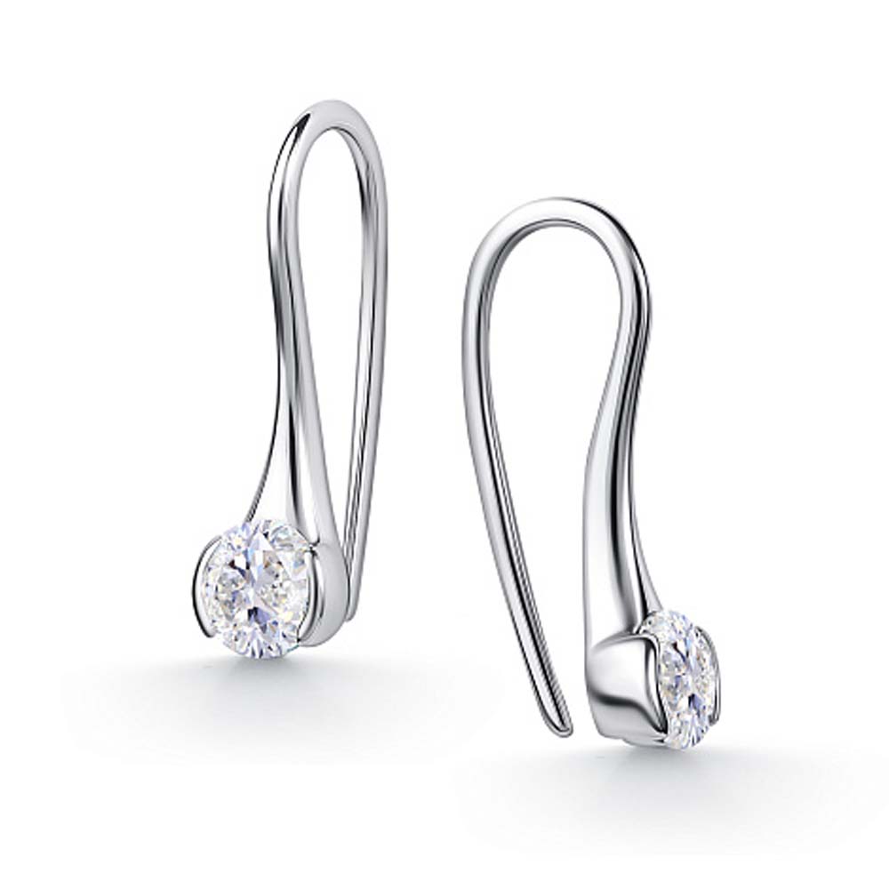 Серьги | Серебро 925 пробы | Горный хрусталь по цене 7020.00 руб.