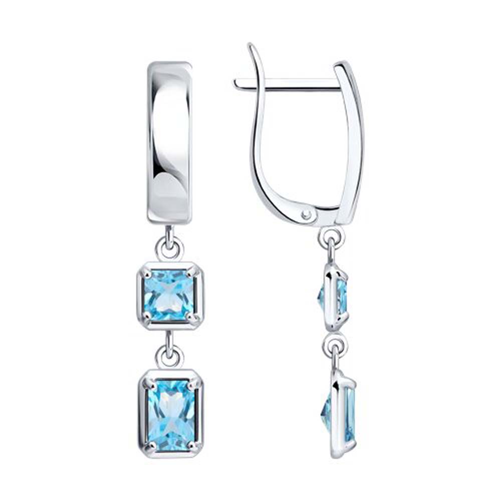 Серьги с топазом по цене 5&nbsp;177 руб.