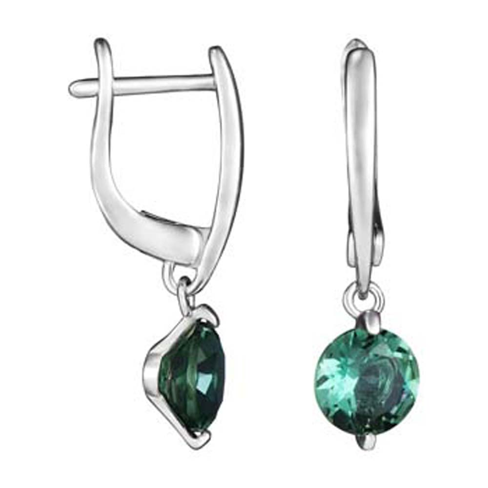 Серьги | Серебро 925 пробы | Кварц по цене 5340.00 руб.