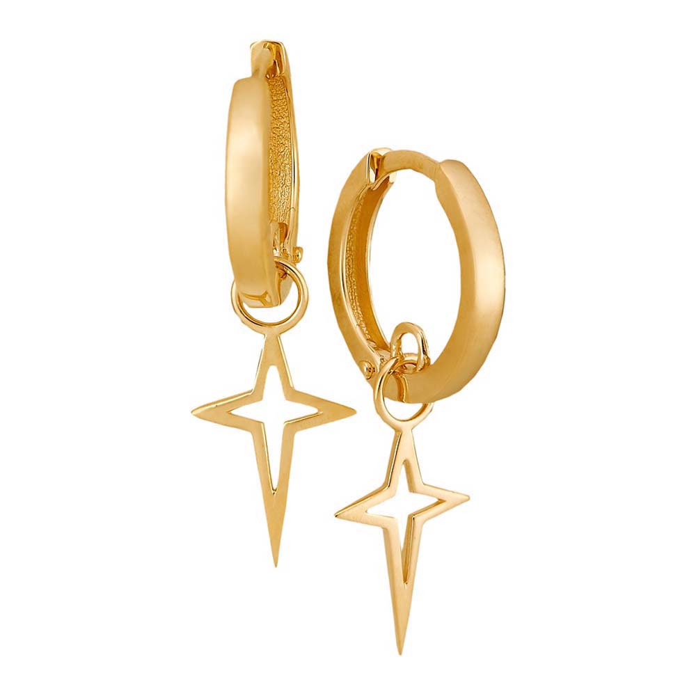 Серьги-конго | Золото 585 пробы | по цене 55063.00 руб.