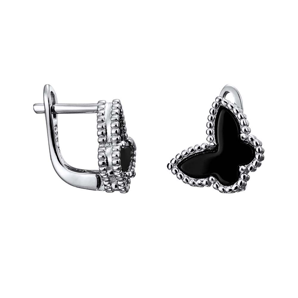 Серьги | Серебро 925 пробы | Агат по цене 10750.00 руб.