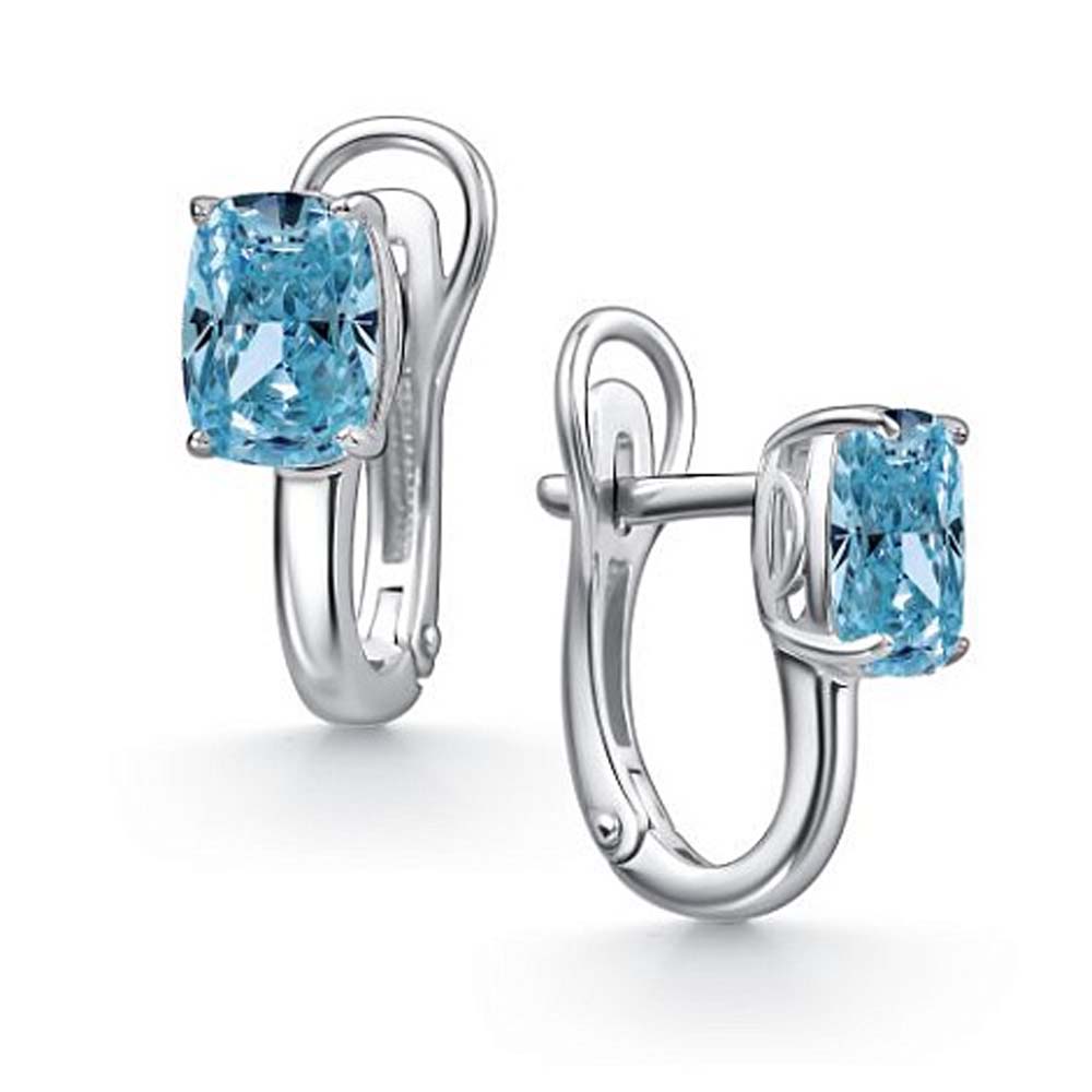 Серьги | Серебро 925 пробы | Бриллианит по цене 10950.00 руб.