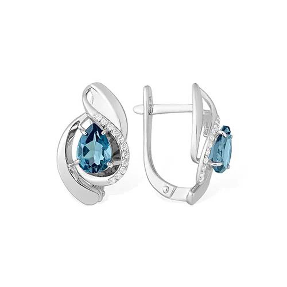 Серьги с фианитом по цене 3&nbsp;986 руб.