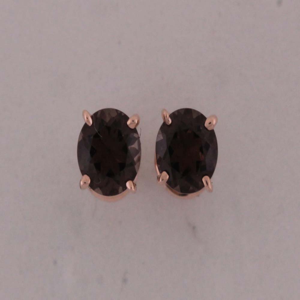 Серьги-пусеты  | Золото 585 пробы | Аметист, Кварц по цене 35043.50 руб.