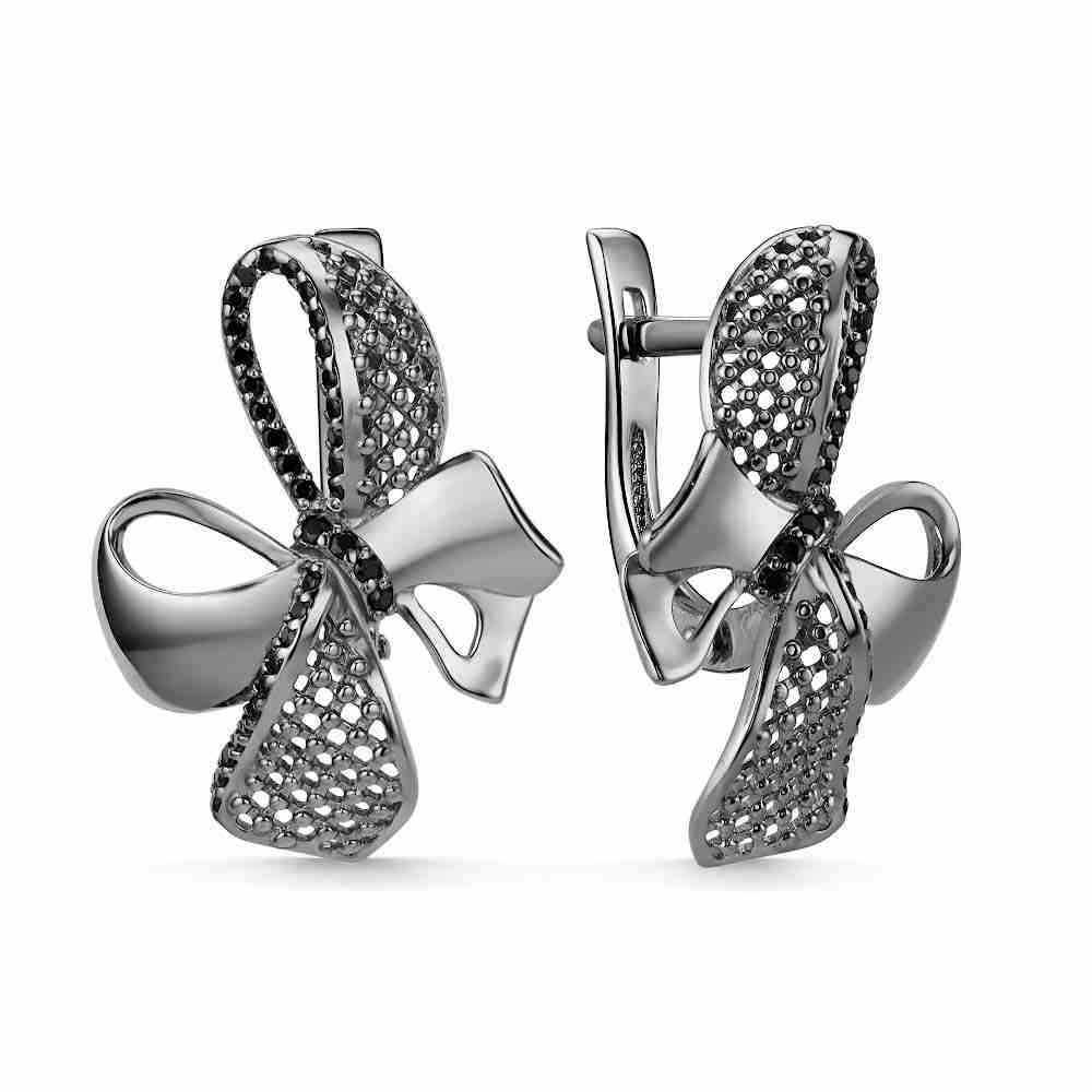 Серьги | Серебро 925 пробы | Шпинель по цене 13322.40 руб.
