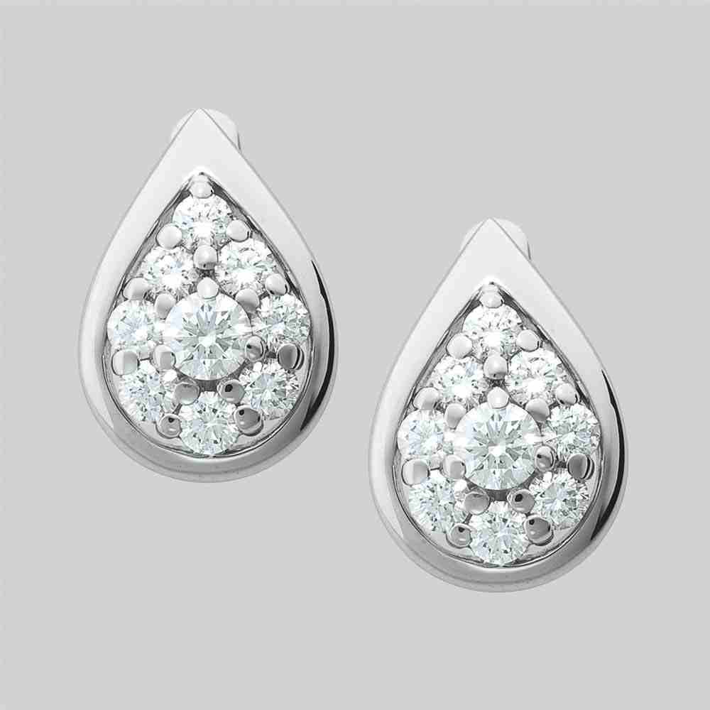 Серьги из белого золота по цене 341&nbsp;460 руб.