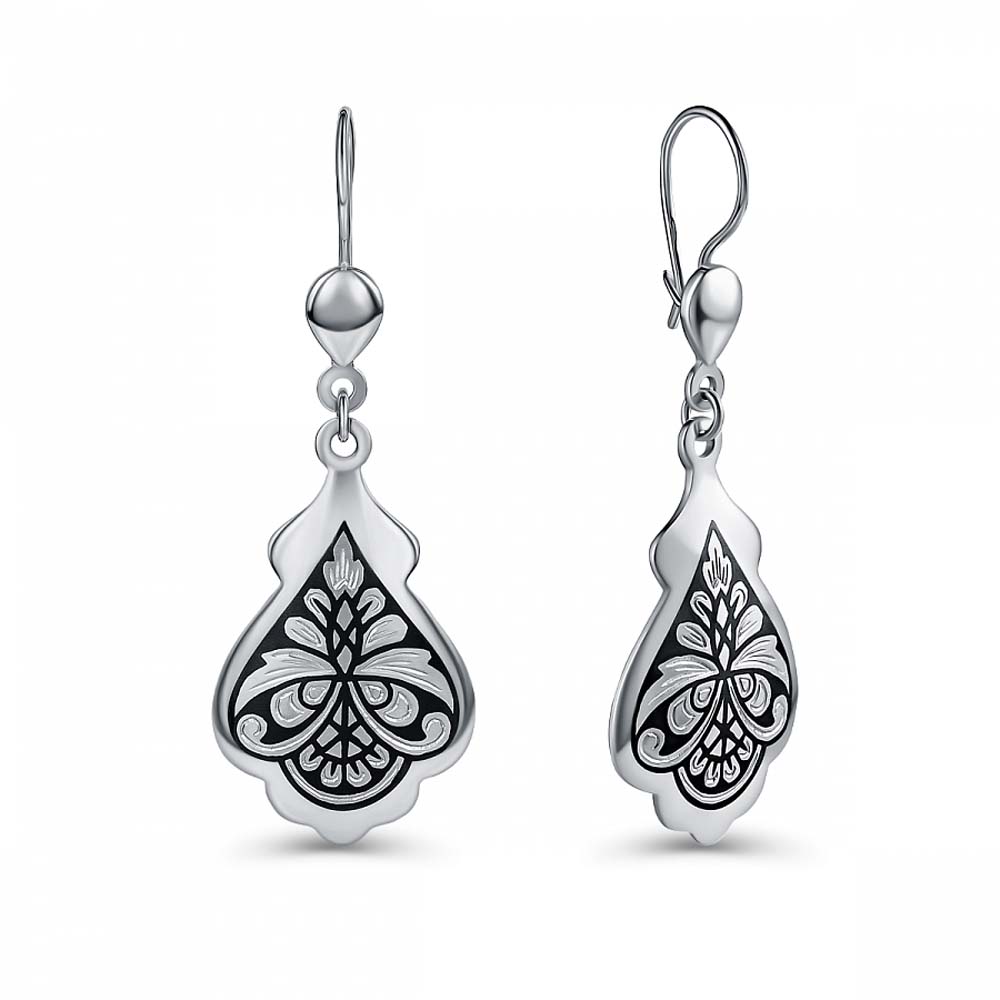 Серьги | Серебро 925 пробы |  по цене 4570.00 руб.